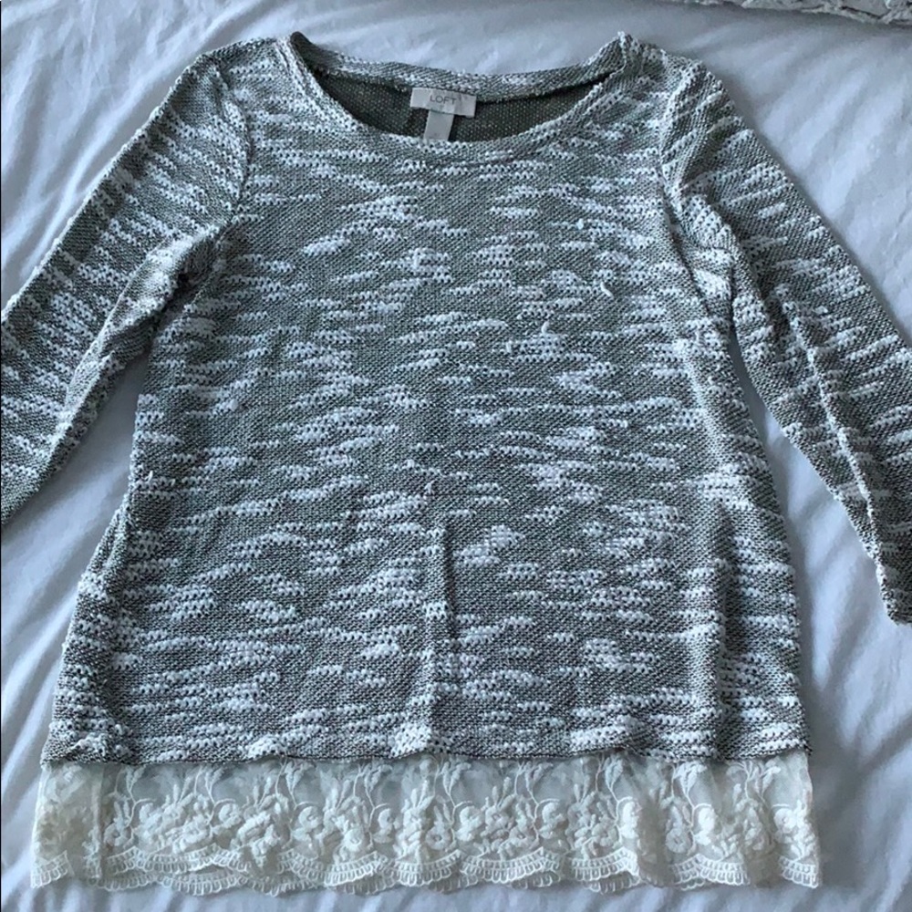 LOFT | Sweater with Lace